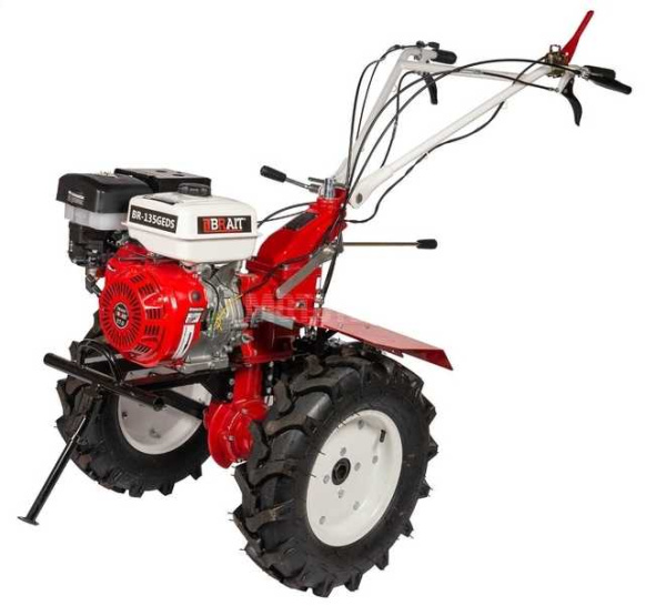 Мотоблок бензиновый Brait (Брайт) BR - 135 GEDS 4 вперед/1 назад, с дифференциалом