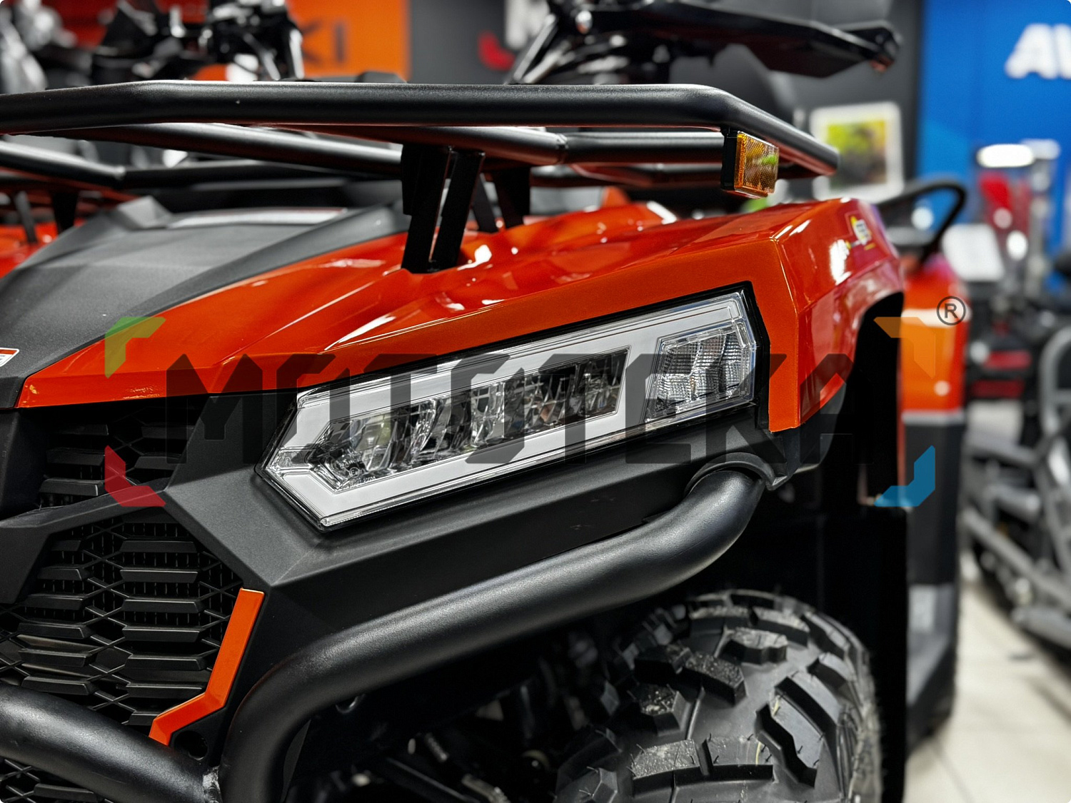 Сезон 2025! Квадрицикл Bizon (Бизон) YK450AL EPS Оранжевый с ПСМ